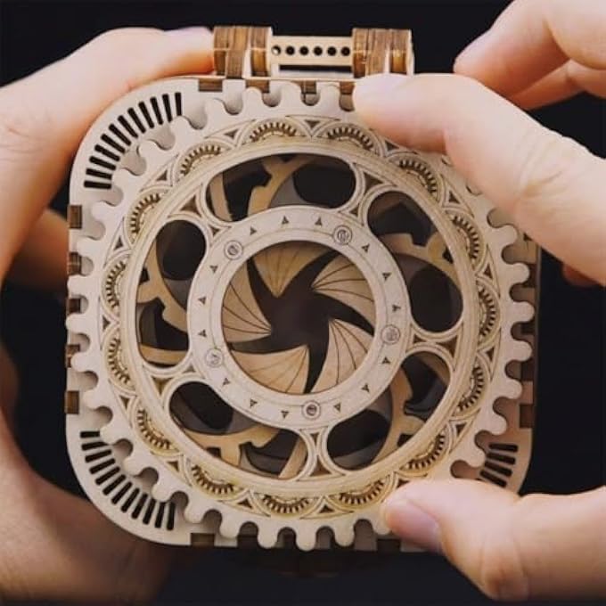 3D WOODEN PUZZLE-MODEL BUILDING KITS-DIY ASSEMBLED TOYS(TREASURE BOX) - Image 3